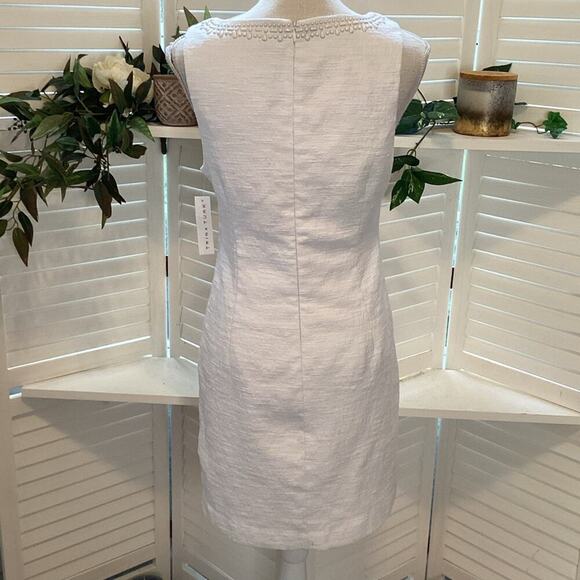 TRINA TURK NEW SEAL BEACH WHITE DRESS SIZE 6 - Picture 6 of 9